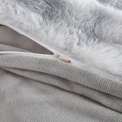 Σετ Γούνινη Παπλωματοθήκη & 2 Μαξιλαροθήκες