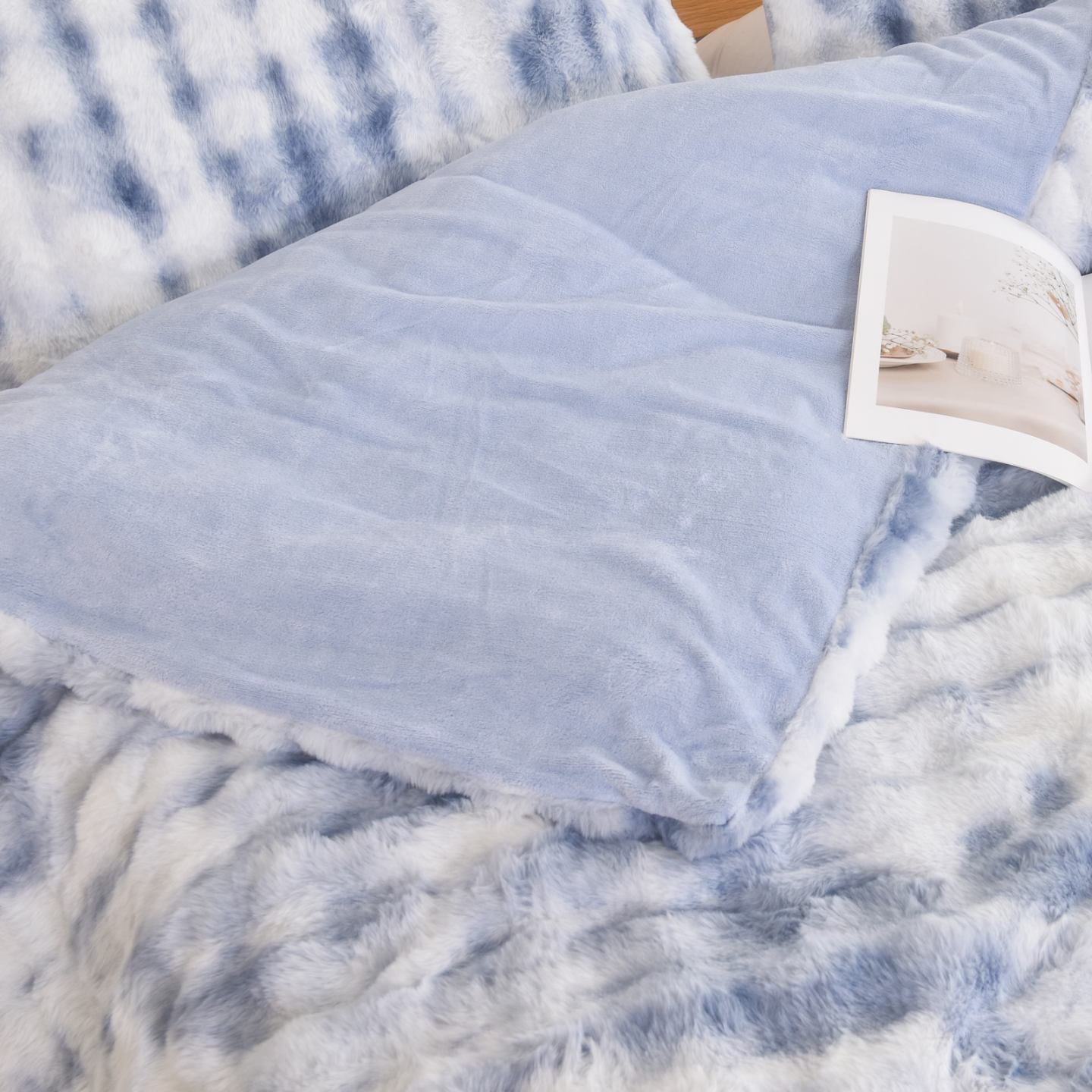 Σετ Γούνινη Παπλωματοθήκη & 2 Μαξιλαροθήκες